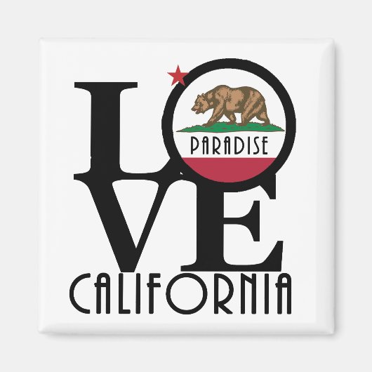 LOVE Paradise California Magneet (Voorkant)