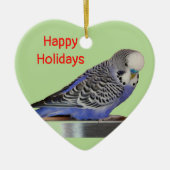 Love Parakeets-kerstversieringen Keramisch Ornament (Voorkant)