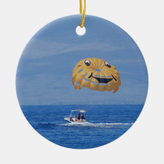 Love Parasailing Keramisch Ornament (Voorkant)