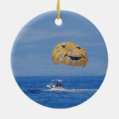 Love Parasailing Keramisch Ornament (Achterkant)