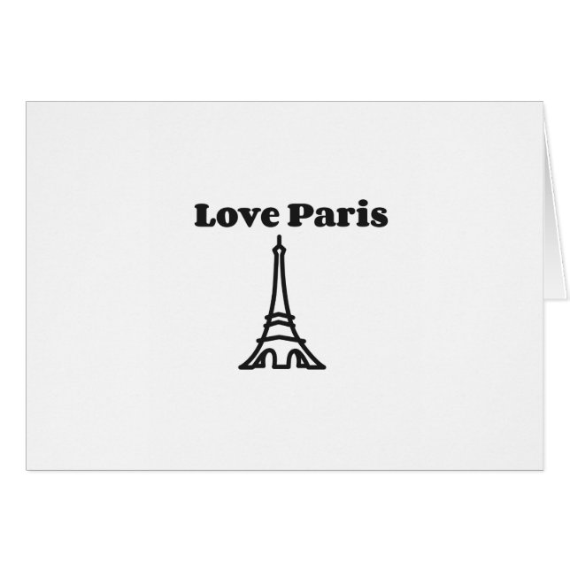 Love Paris (Voorkant Horizontaal)