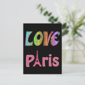 Love Paris Briefkaart (Staand voorkant)