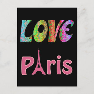 Love Paris Briefkaart