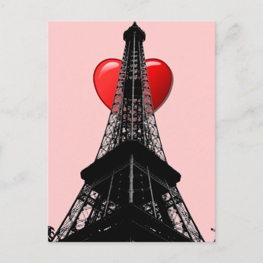 Love Paris Briefkaart (Voorkant)