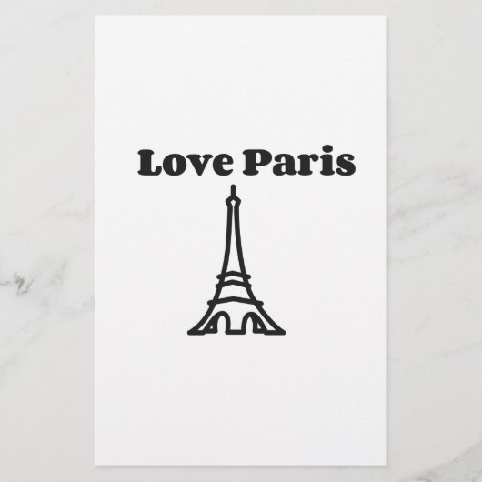 Love Paris Briefpapier (Voorkant)