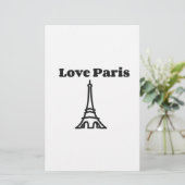 Love Paris Briefpapier (Staand voorkant)