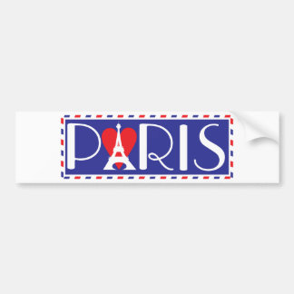 Love Paris Bumpersticker