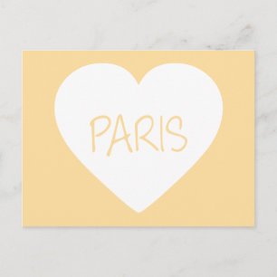 Love Paris hart Briefkaart