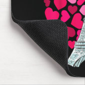 Love Paris Heart Eiffel Tower Souvenir France Fren Muismat (Hoek)