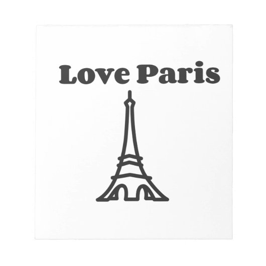 Love Paris Notitieblok (Voorkant)