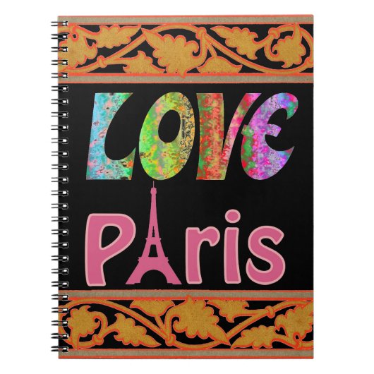 Love Paris Notitieboek (Voorkant)