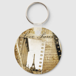 Love Paris Sleutelhanger