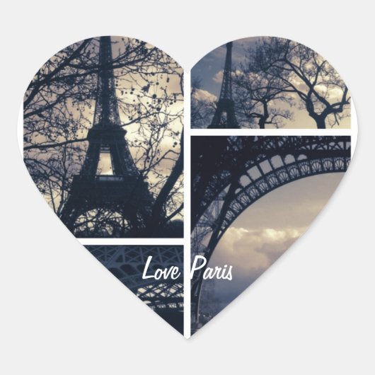 Love Paris Stickers (Voorkant)