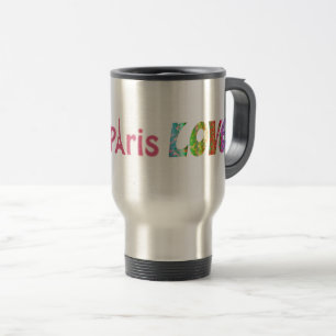 Love Paris Travel Mug Reisbeker