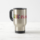 Love Paris Travel Mug Reisbeker (Voorkant links)