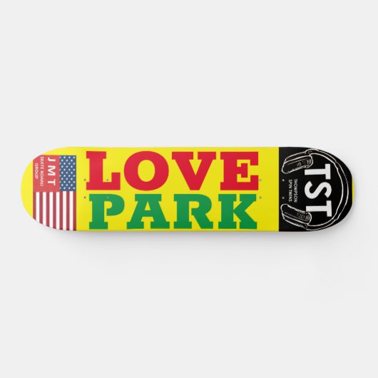 LOVE PARK OFFICIËLE Skateboard (Horizontaal)