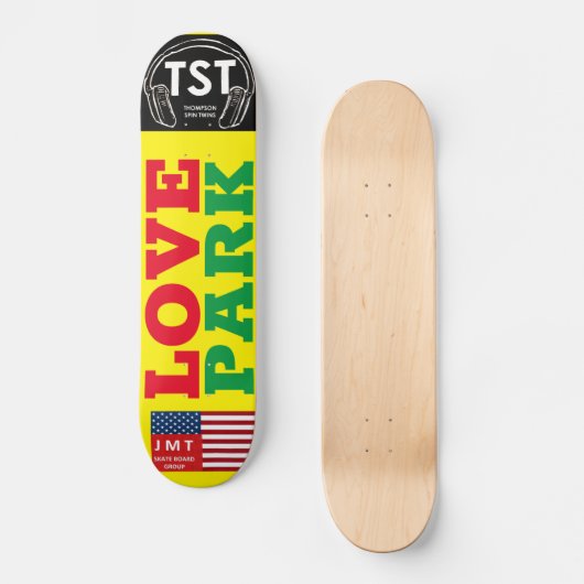 LOVE PARK OFFICIËLE Skateboard (Voorkant)