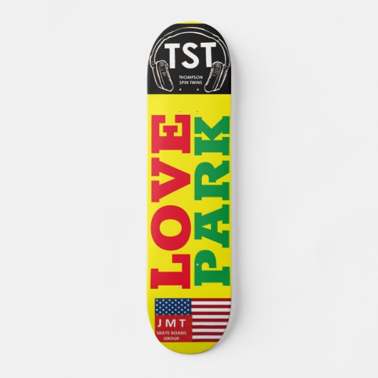 LOVE PARK OFFICIËLE Skateboard (Voorkant)