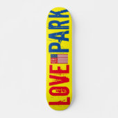 LOVE PARK Skateboard, 7¾" Deck Persoonlijk Skateboard (Voorkant)