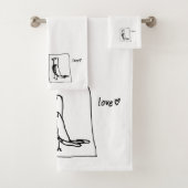 Love Parkiet Handdoeken (Insitu)