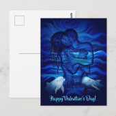 Love, Passion act - pair with Dolphin pair Briefkaart (Voorkant / Achterkant)