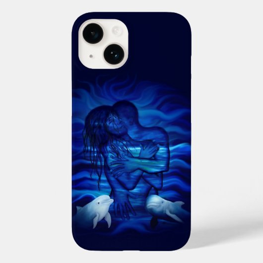 Love, Passion act - pair with Dolphin pair Case-Mate iPhone Case (Achterkant)
