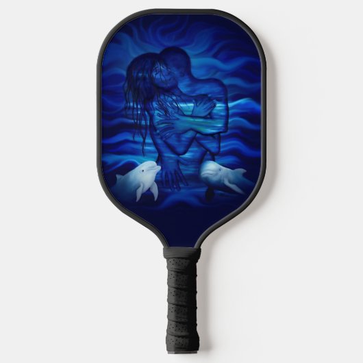 Love, Passion act - pair with Dolphin pair Pickleball Paddle (Voorkant)