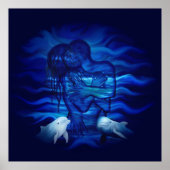 Love, Passion act - pair with Dolphin pair Poster (Voorkant)