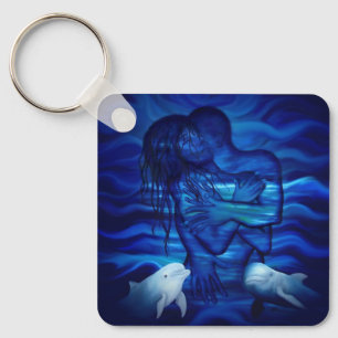 Love, Passion act - pair with Dolphin pair Sleutelhanger