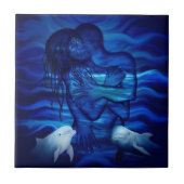 Love, Passion act - pair with Dolphin pair Tegeltje (Voorkant)