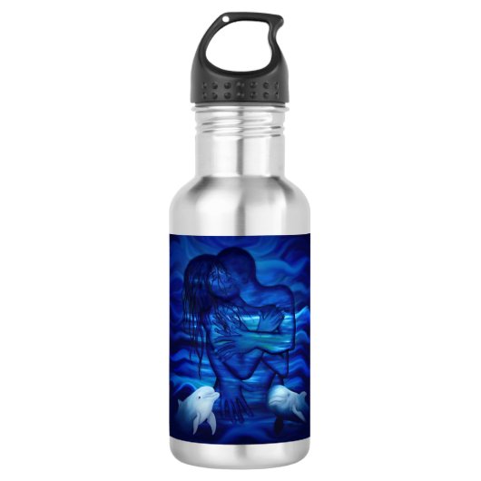Love, Passion act - pair with Dolphin pair Waterfles (Voorkant)