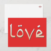 Love Passion Briefkaart (Voorkant / Achterkant)