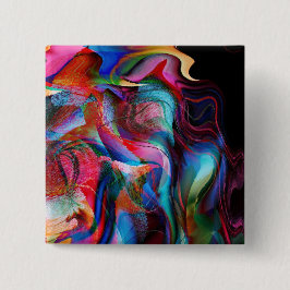 Love Passion Desire Vierkante Button 5,1 Cm