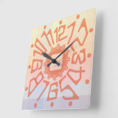 Love PASTEL COLORS  by Masanser Vierkante Klok (Hoek)