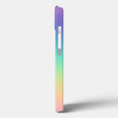 "Love" Pastel Rainbow Gradient Design Case-Mate iPhone Case (Achterkant / Links)
