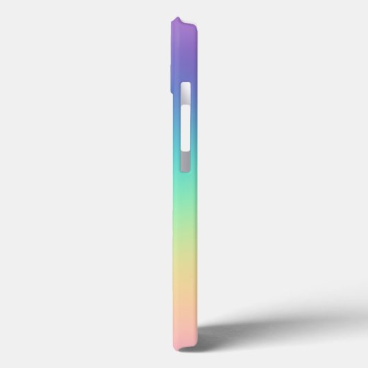 "Love" Pastel Rainbow Gradient Design Case-Mate iPhone Case (Achterkant / Links)