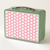 Love Pastel Roze Mint Groene Polka Dots (Achterkant)