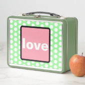 Love Pastel Roze Mint Groene Polka Dots (In situ)