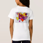 Love Patchwork Hecht Word Art Shirten T-shirt (Achterkant)