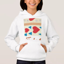 Love Path Meisjes Fleece Trui met Kap