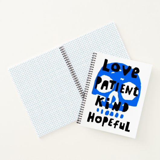 ​​Love Patient Kind Hoopvol Spiral Notitieboek (Binnen)