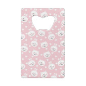 Love Pattern 2 Creditkaart Flessenopener (Achterkant)