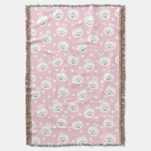 Love Pattern 2 Deken (Voorkant Verticaal)