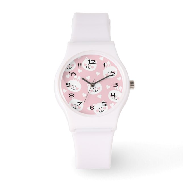 Love Pattern 2 Horloge (Voorkant)