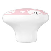 Love Pattern 2 Keramische Knop (Zijkant)