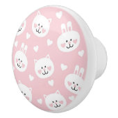 Love Pattern 2 Keramische Knop (Rechts)