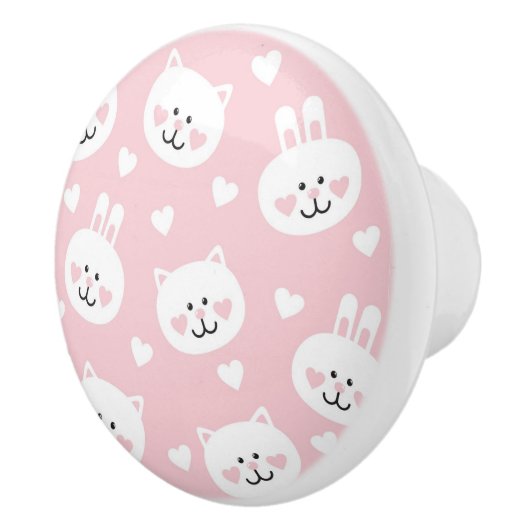 Love Pattern 2 Keramische Knop (Rechts)