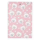 Love Pattern 2 Mini Klembord (Achterkant)