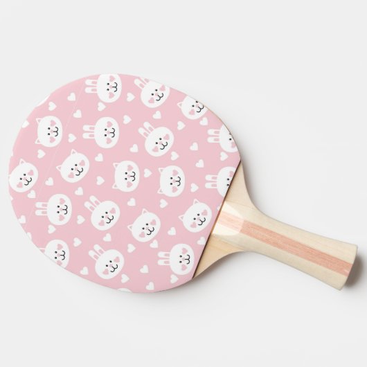 Love Pattern 2 Tafeltennisbatje (Zijkant)
