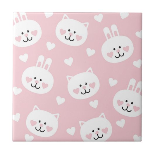 Love Pattern 2 Tegeltje (Voorkant)